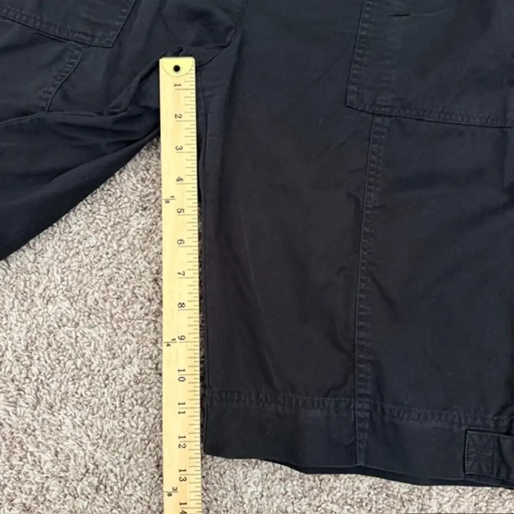 Jones New York Sport Black Chino Bermuda Shorts Women 12 100% Cotton 12